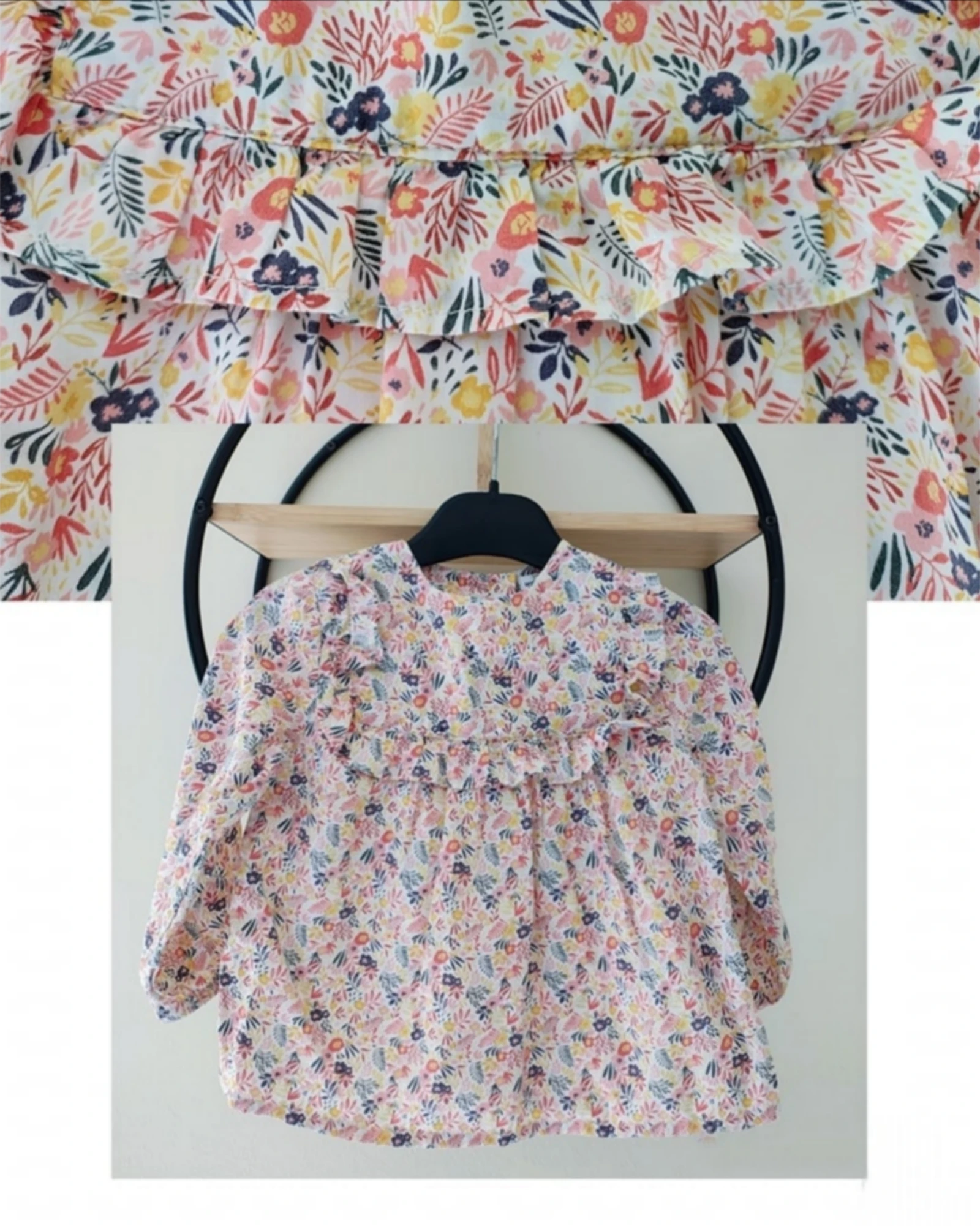 23 mois 2 ans blouse bohème brodée crème orchestra